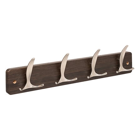 gancio appendiabiti in legno/metallo 4t ind/sil al