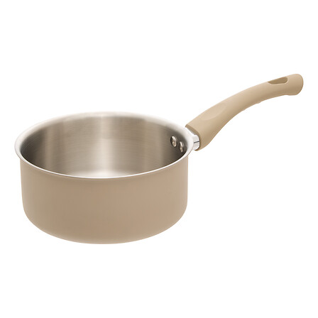 casseruola in acciaio inox + alluminio 18cm solsti