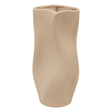 Vaso in ceramica Grigor Nude, H25, beige