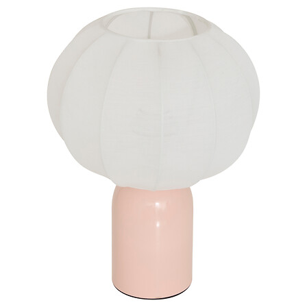 lampada cotone Tobie Rose H33, Rosa