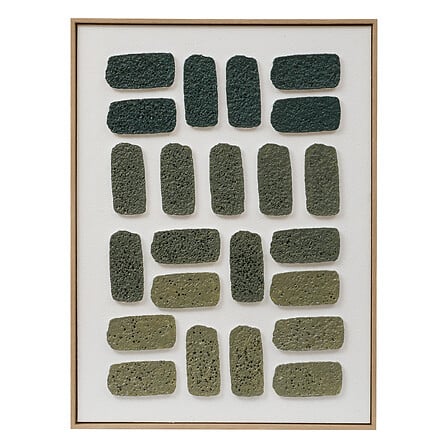 Tela verde 3d aladji 60x80, verde