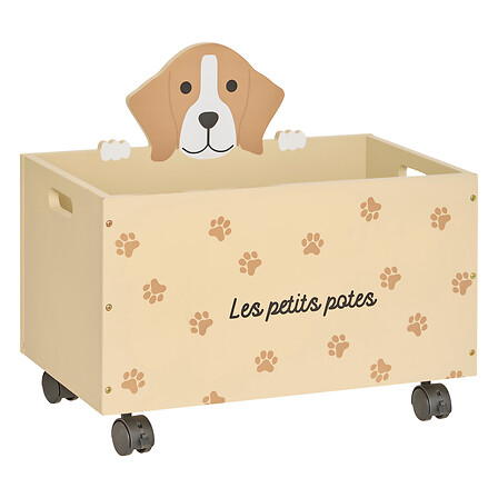 scatola per ruote per cani, beige