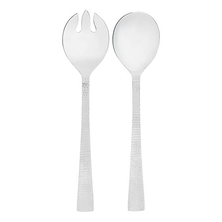 Posate per insalata Doro x2, argento