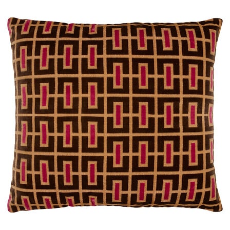 Cuscini In velluto jacq belli 40x40, multicolore