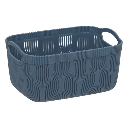 cestino 3,2l foglia blu grigio, rosa chiaro
