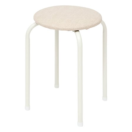sgabello porcellana beige, beige
