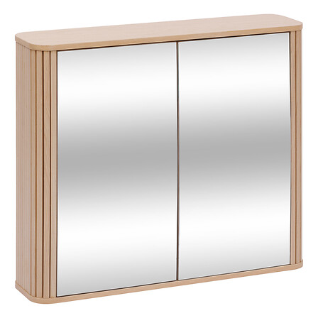 mobiletto a specchio doppio Liora, beige