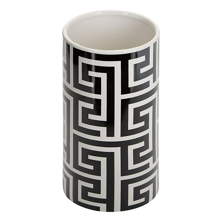 Vaso in ceramica Reso, bianco, altezza 26 cm, bian
