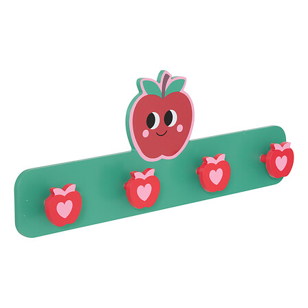 Appendiabiti Chacha a 4 ganci, rosso