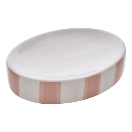portasapone cer rose strio, rosa