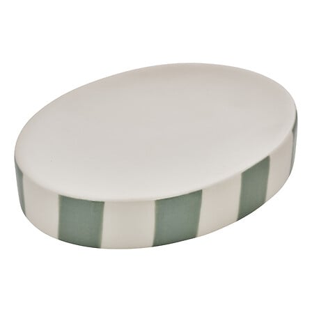 Portasapone Cer Celad Strio, verde celadon