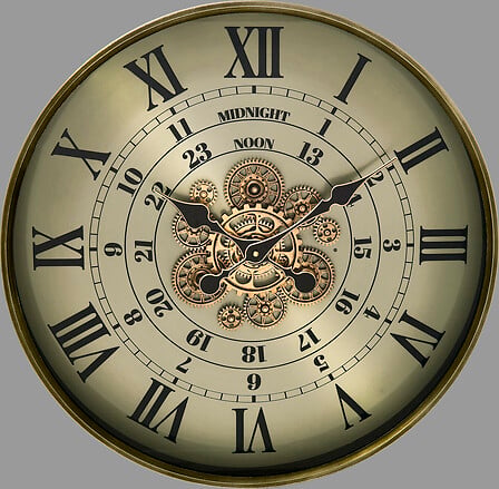 Orologio meccanico in metallo Michel D60, verde