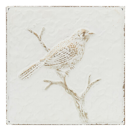 decorazione murale in metallo varo 26x26, 2- volte