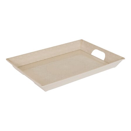 vassoio rettangolare mel solene 46x34, beige