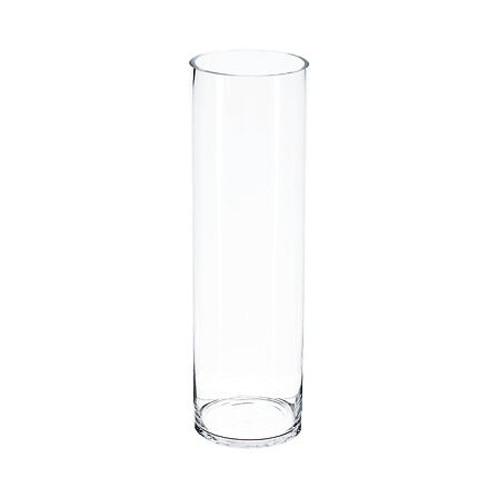 Vaso cilindrico trasparente trasparente h50, trasp
