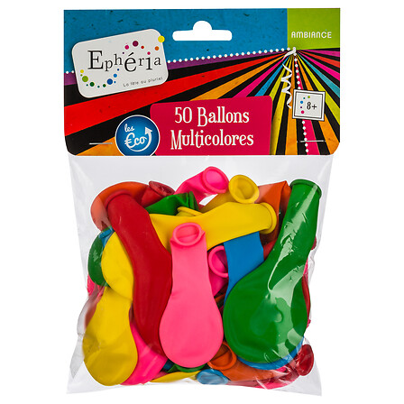 palloncini gonfiabili x 50 multi.