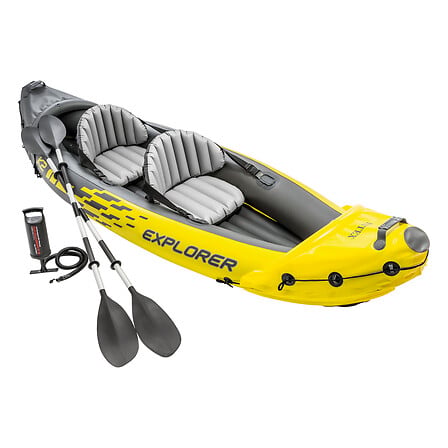canoa 2 posti esplora k2, giallo